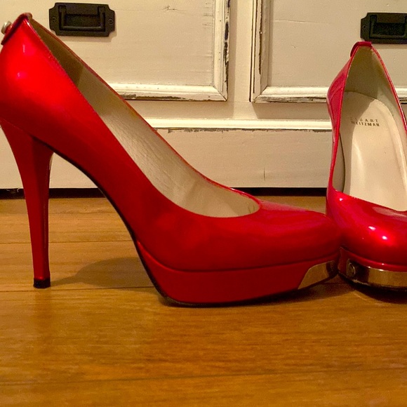 Stuart Weitzman patent leather pumps - excellent condition - Picture 2 of 8